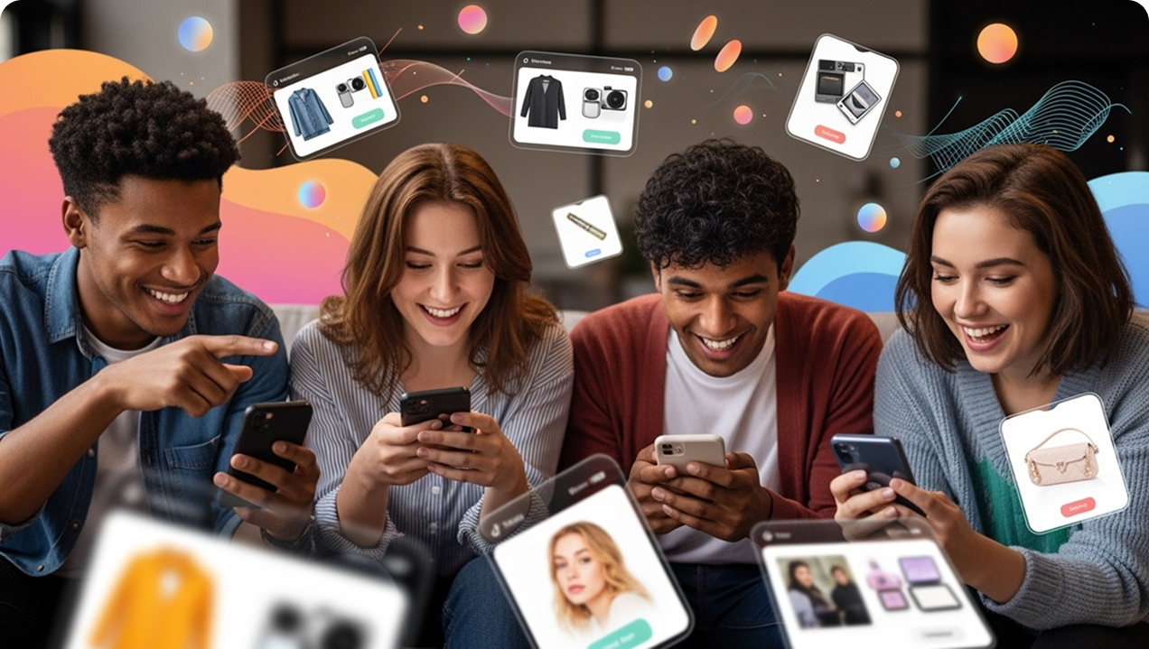 Shoppers discovering beauty products on TikTok Shop, featured by CP&KRELL