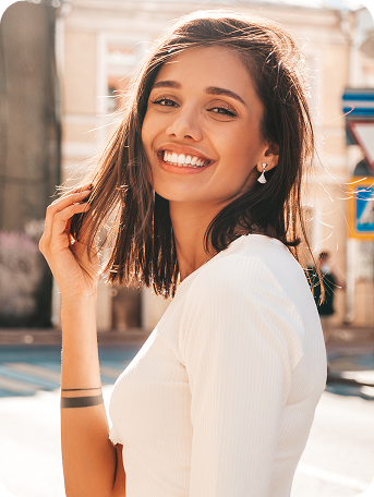 Professional portrait in the city